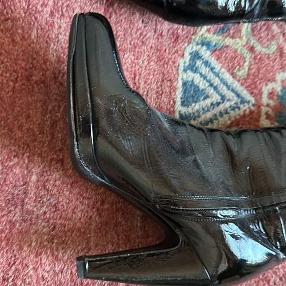 Prada Patent Leather Boots Vintage - Picture 3 of 6